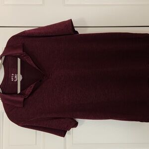 Apt. 9 Deep Burgundy Polo Shirt